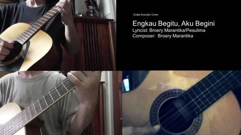 Guitar Learning Journey: Aku Begini Engkau Begitu with vocals (cover)