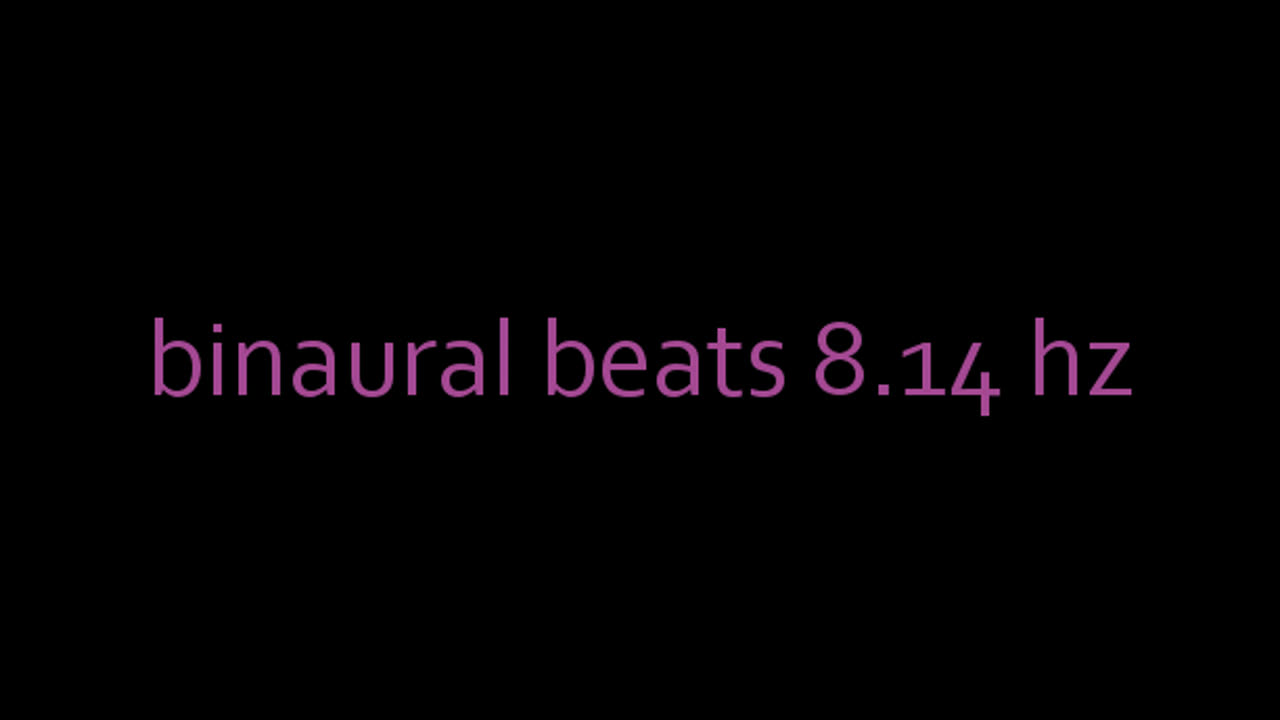 binaural beats 8.14 hz