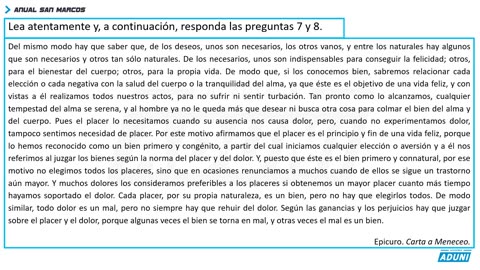 ANUAL ADUNI 2022 | Semana 09 | Biología | Filosofía