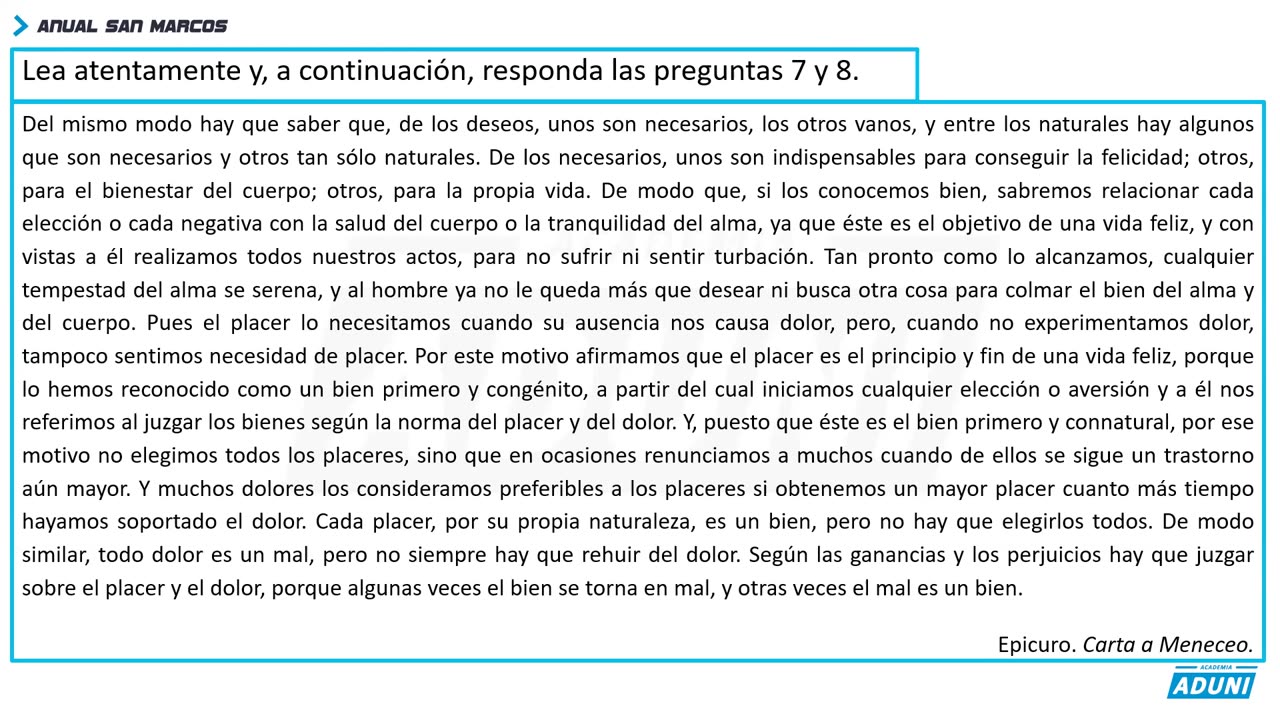 ANUAL ADUNI 2022 | Semana 09 | Biología | Filosofía