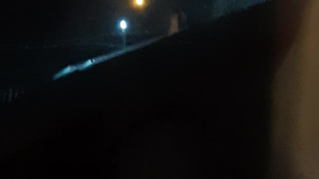 at night in spring time
