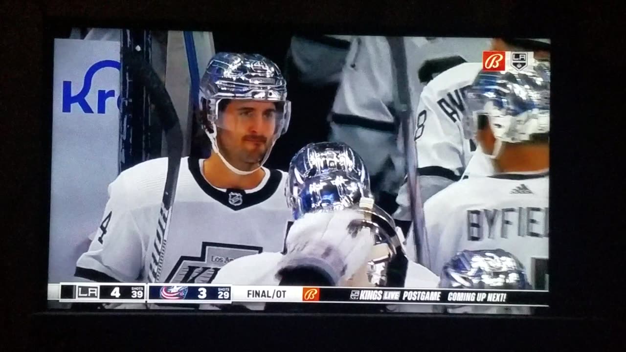 LAK - CBJ - Kings Win in OT 4-3