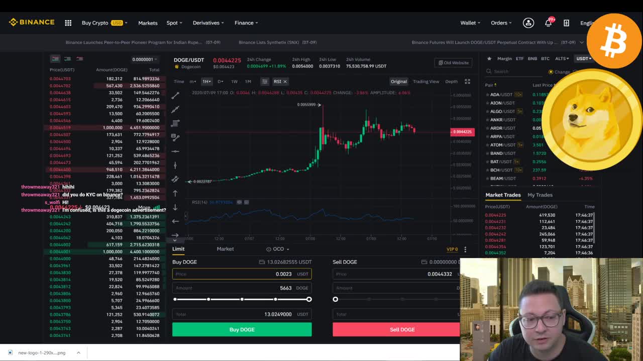 HOW TO BUY DOGECOIN ON BINANCE AND GET RICH