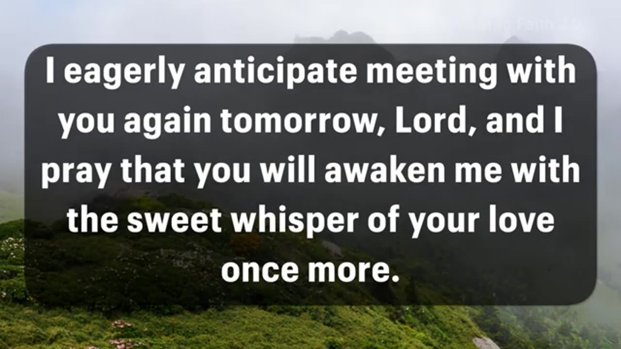 "Prayer for Today" Read this prayer in silence.