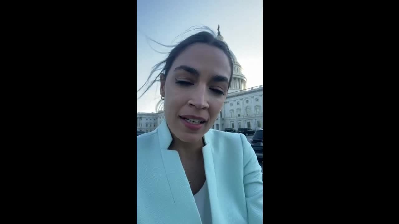 Alexandria ocasio-cortez says Derek Chauvin conviction in Floyd death is "not justice."