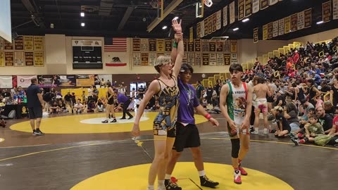 Spookfest preseason tournament 150 lb JV second match