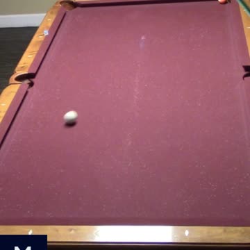 5 RAILS AND A TAP INTO THE CORNER POCKET!