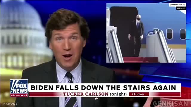 Biden Falls Down The Stairs Again! 🤦‍♂️