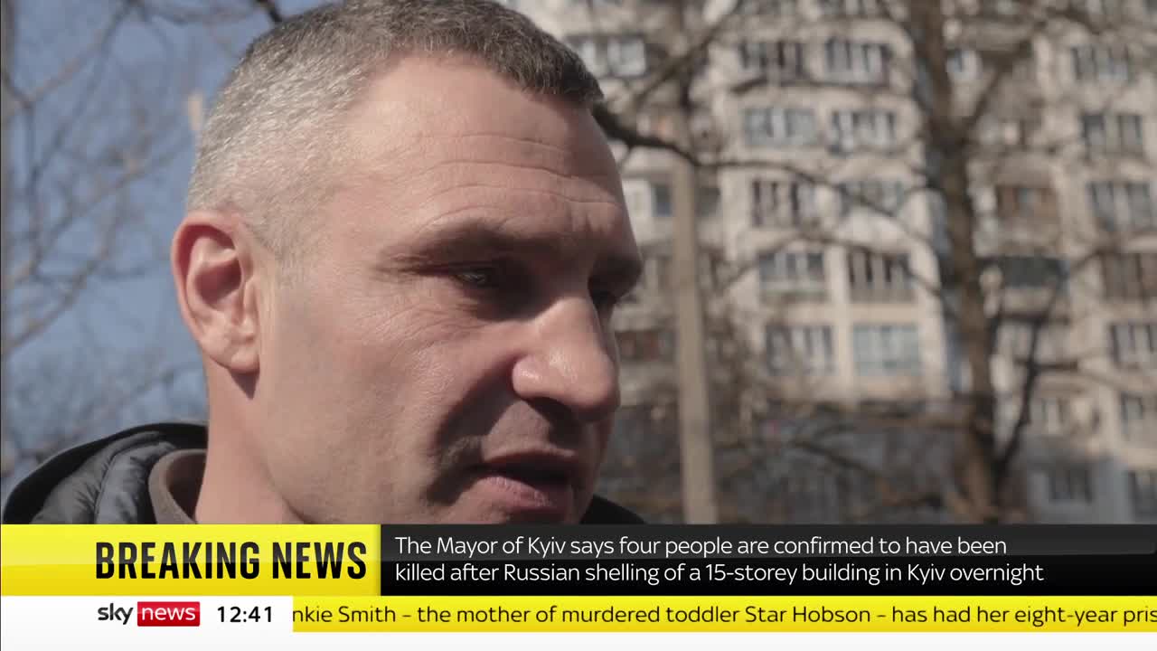 Ukraine War_ Kyiv's Mayor Vitali Klitschko says they are fighting for our values