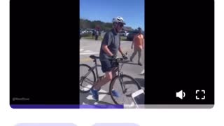 Trump Responds to Biden’s Bike Fall on Truth Social