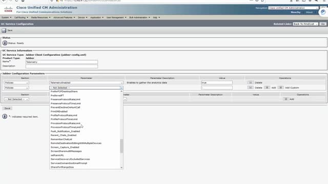 Cisco Jabber Analytics in Control Hub