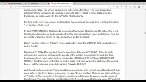 Amir TSARFATI, What have you done?