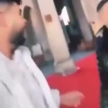 Muslims sneak into a European church to mock Jesus Christ. They hate