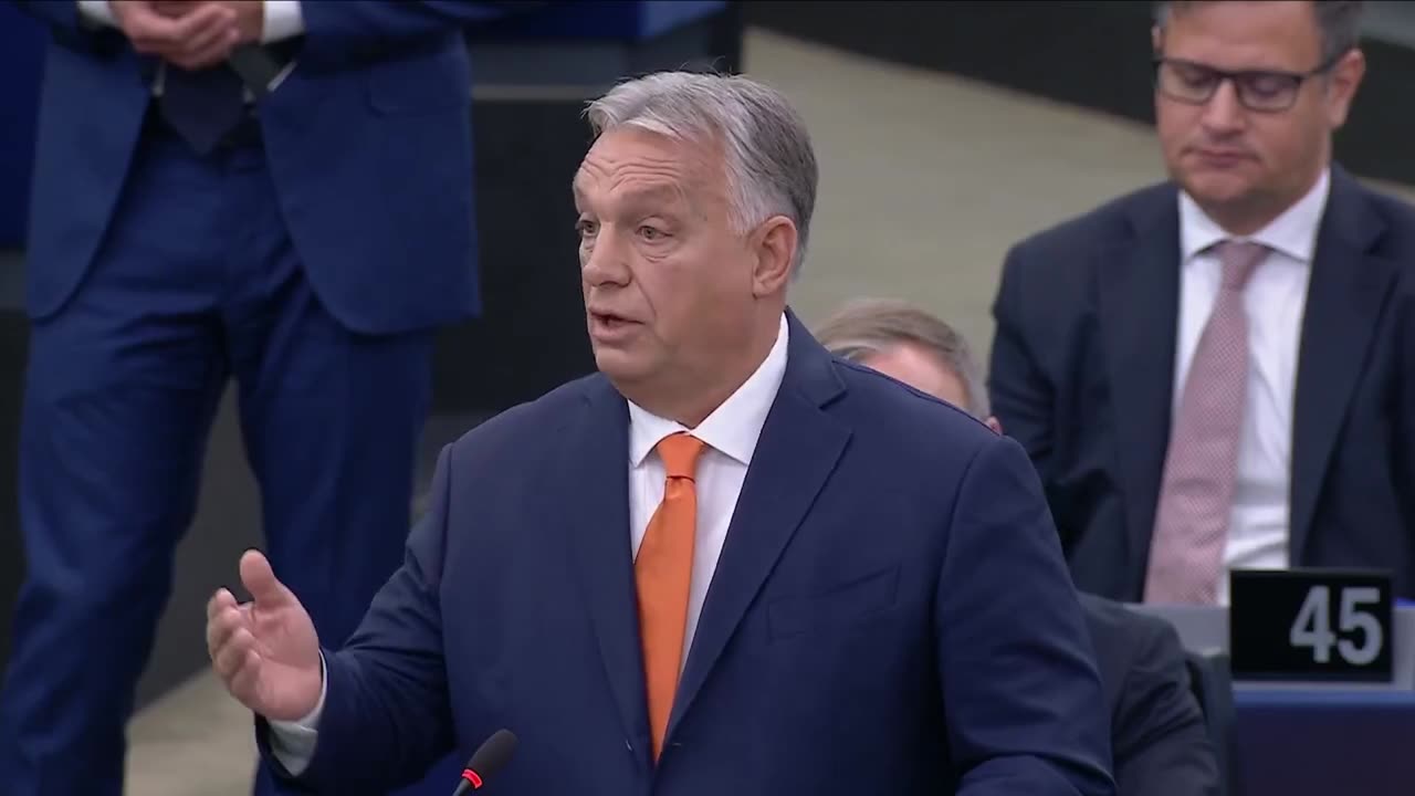 🔴1ª risposta del Pres. Orban in discussione sul Programma della Presidenza ungherese al Consiglio UE