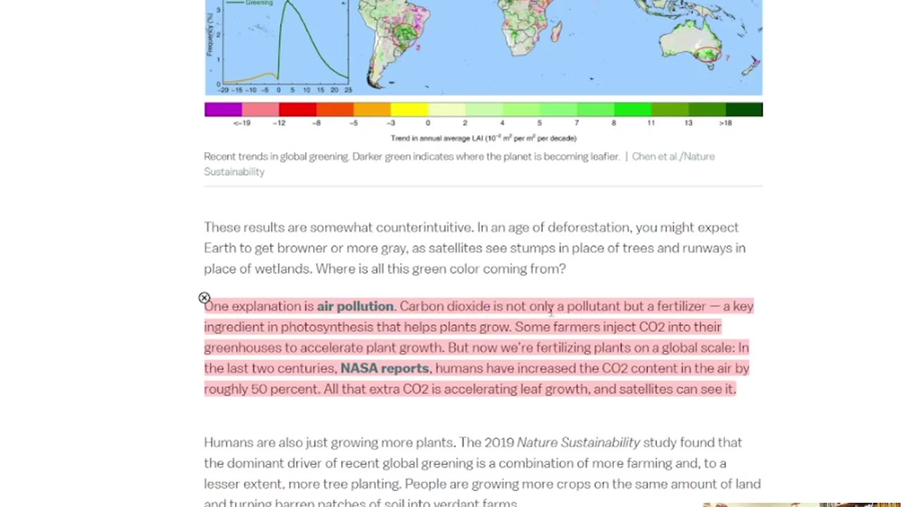 CO2 is great, a new study shows! Climate Pseudoscience denies all! Clownworld.