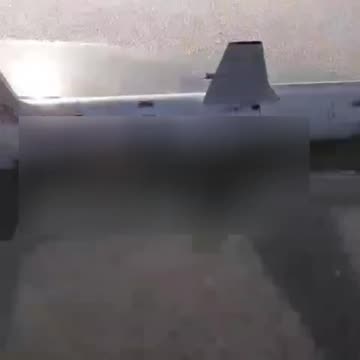 👀 Russian media publish a video of the Ukrainian "Neptun" cruise missile, which