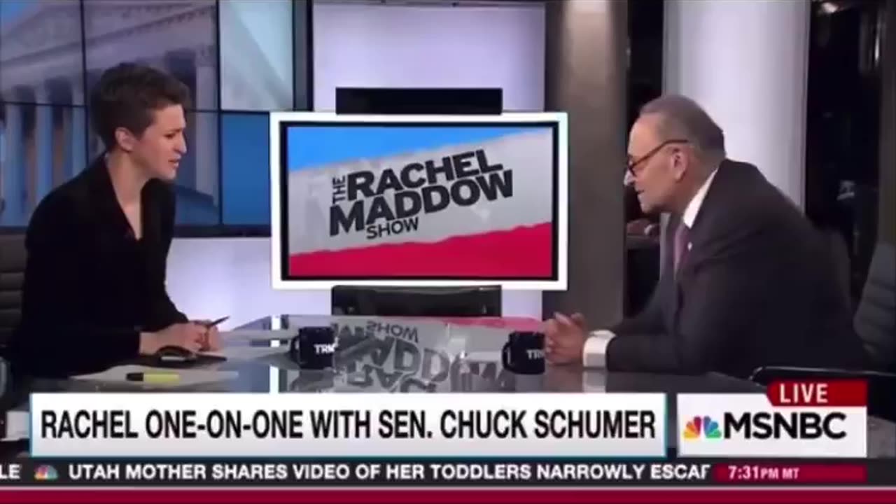 Schumer warned Trump on national television about taking on the Intelligence Community.