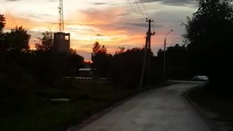 Beautiful evening and beautiful sky