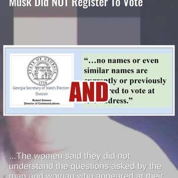 Fact Check: Non-Citizens Shown In Norcross, Georgia, Video Shared by Musk Did NOT Register To Vote