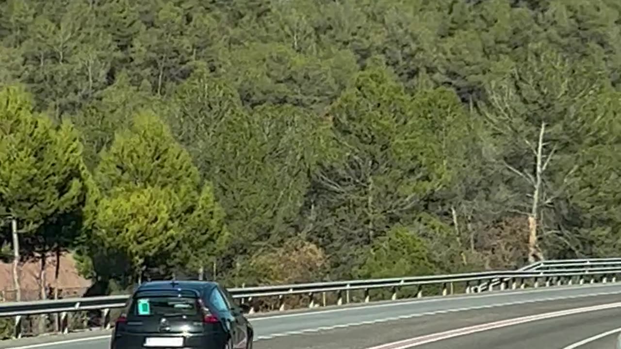 Car Drives In Opposite Lane