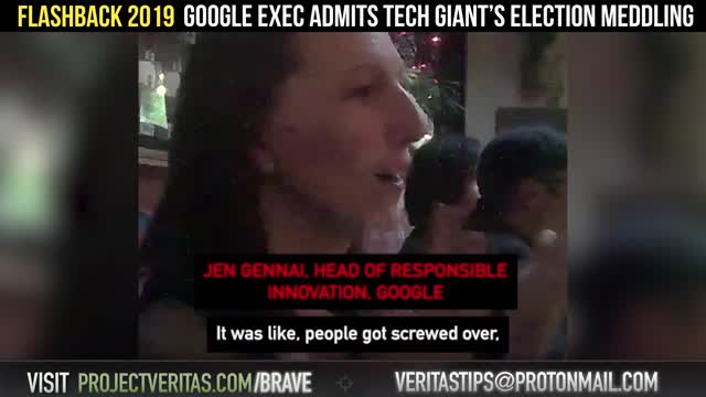 PV 2019: Google Exec Admits to Election Meddling