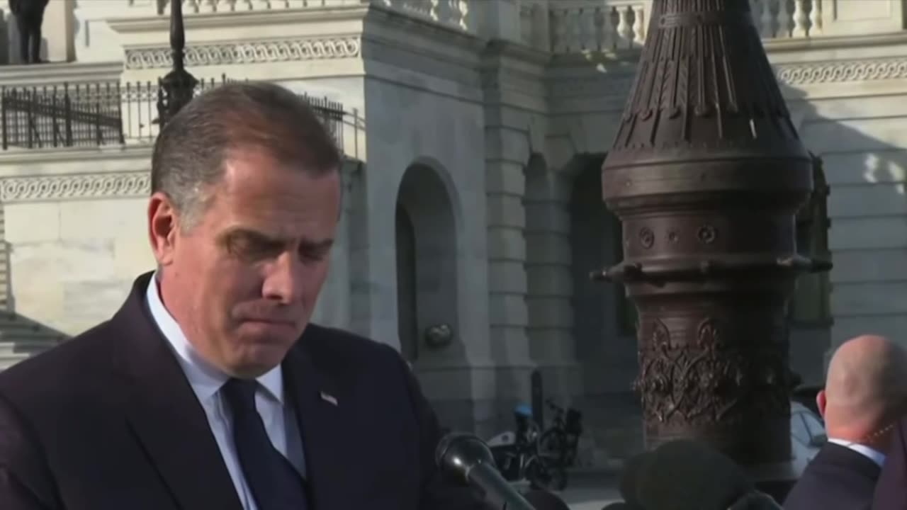 Hunter Biden speaks on Capitol Hill