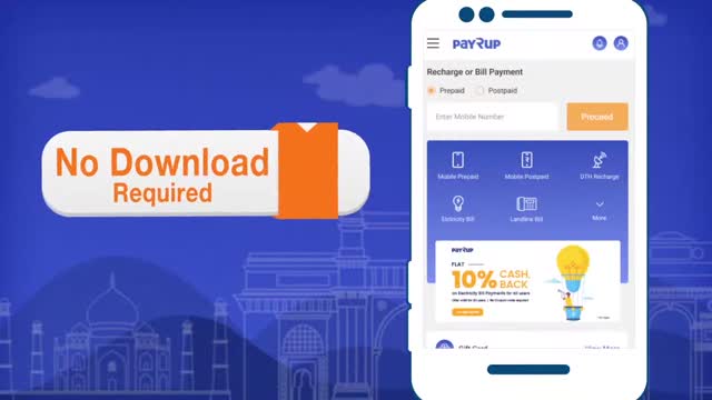Payrup-Mobile Recharge & Utility Payments, DTH, Gas, Water, Broadband etc. payments online