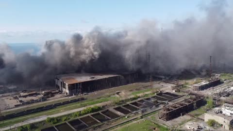 05.05.2022 Artillery of the Armed Forces of the Russian Federation continues to denazify Azovstal.