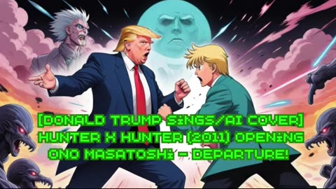 [Donald Trump sings/AI Cover] Hunter x Hunter (2011) ハンター×ハンター Opening Ono Masatoshi - departure!