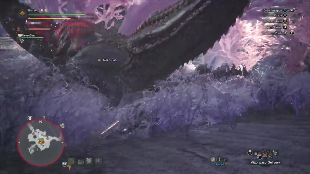 After covering the body tightly