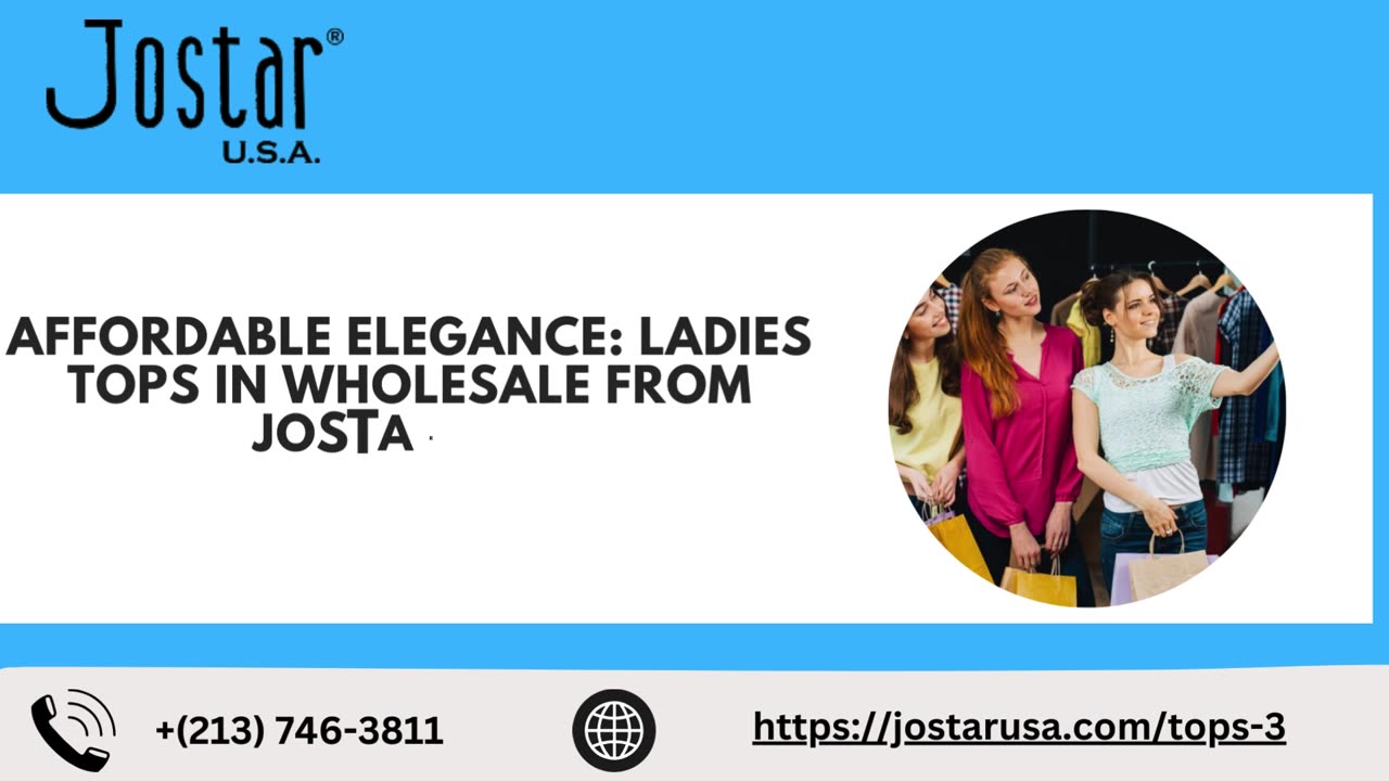 Affordable Elegance: Ladies Tops in Wholesale from Jostar USA