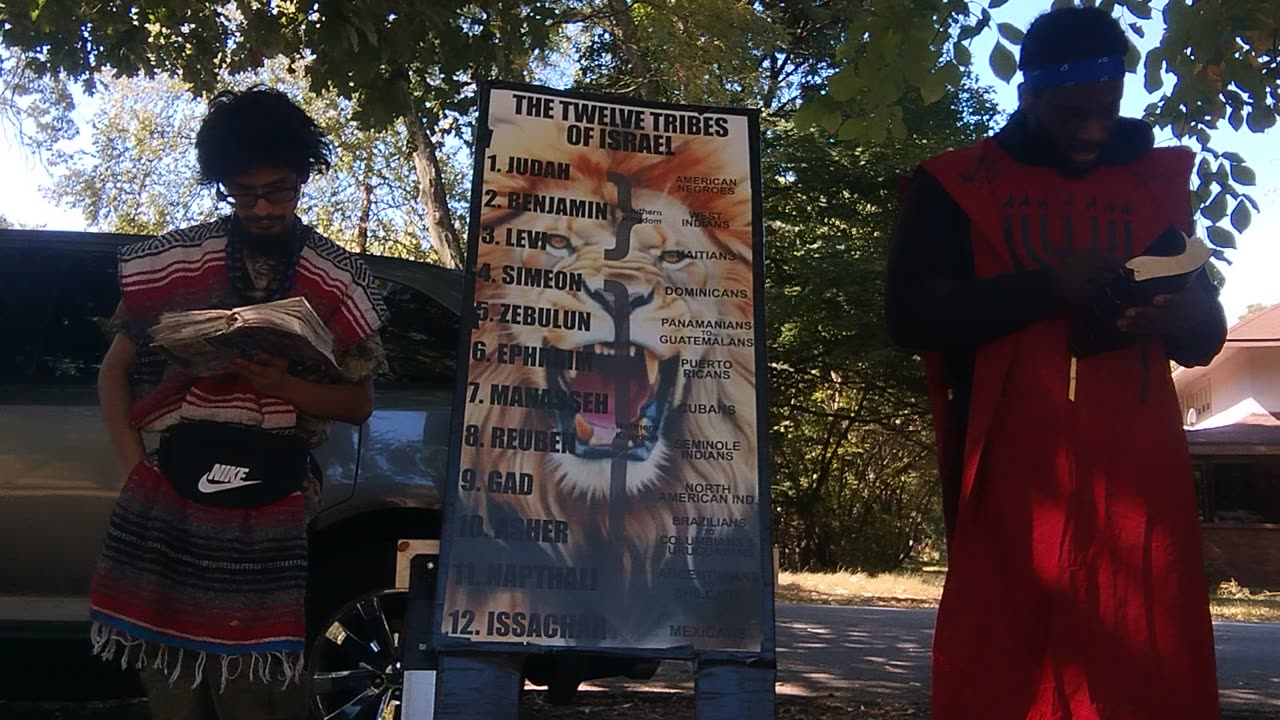 1/4 GR HEBREW ISREALITES STREET PREACHING (09/21/24) 📜🦁🐑📖🎺👂🦁📜