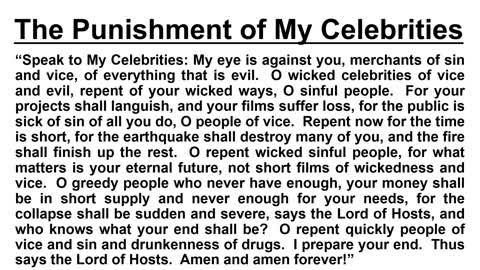 The Punishment of My Celebrities