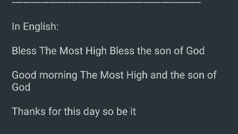 (Paleo Hebrew) Good Morning Prayer
