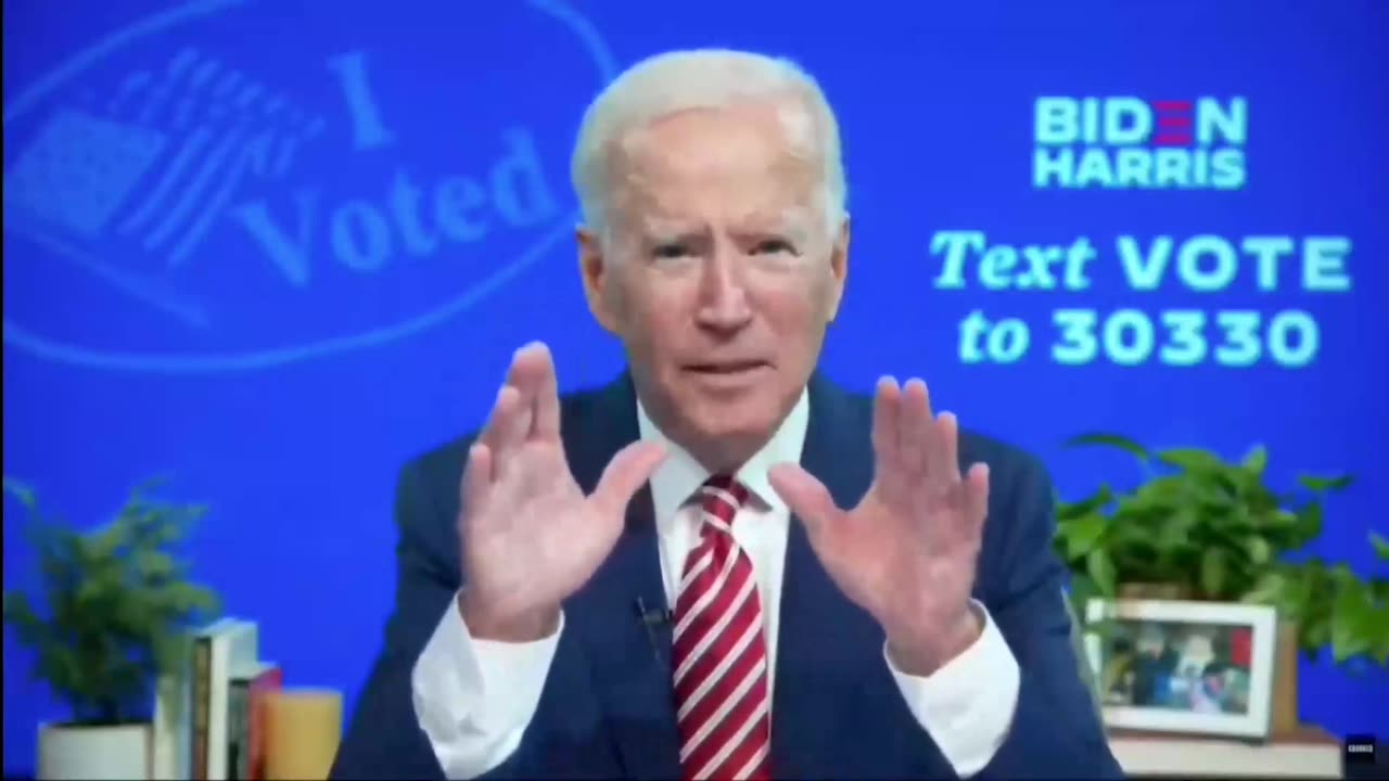 Biden admits voter fraud