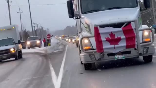 The shoe is firmly on the other foot, keep trucking Canada