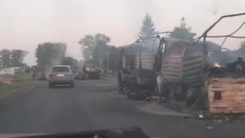 Russians Still Hanging Out On Side of the Road in Kursk