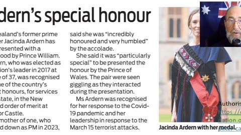 Ardern’s special honour