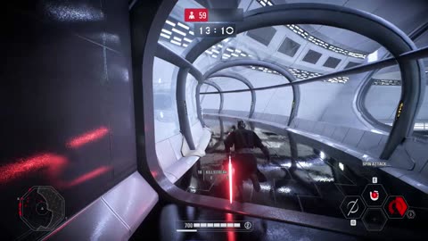 SWBF2 2017: Arcade Onslaught Darth Maul Kamino Gameplay