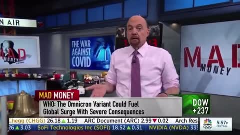 JIM CRAMER CALLS FOR VACCINE ENFORCEMENT BY MILITARY