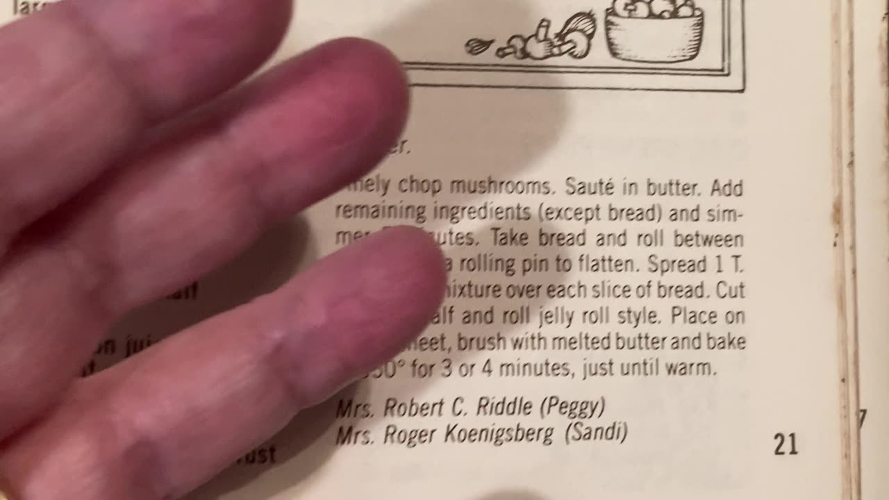 Vintage Cookbook Exploration #5 Mushroom Roll & Fudge Fail