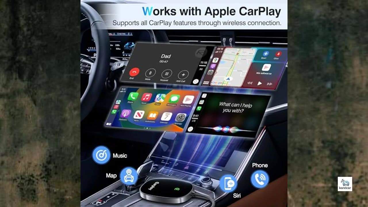 Review - Wireless CarPlay Adapter 2024 Upgraded