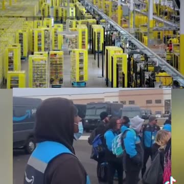 Amazon Fires Employees Due to AI Robots Taking Their Jobs