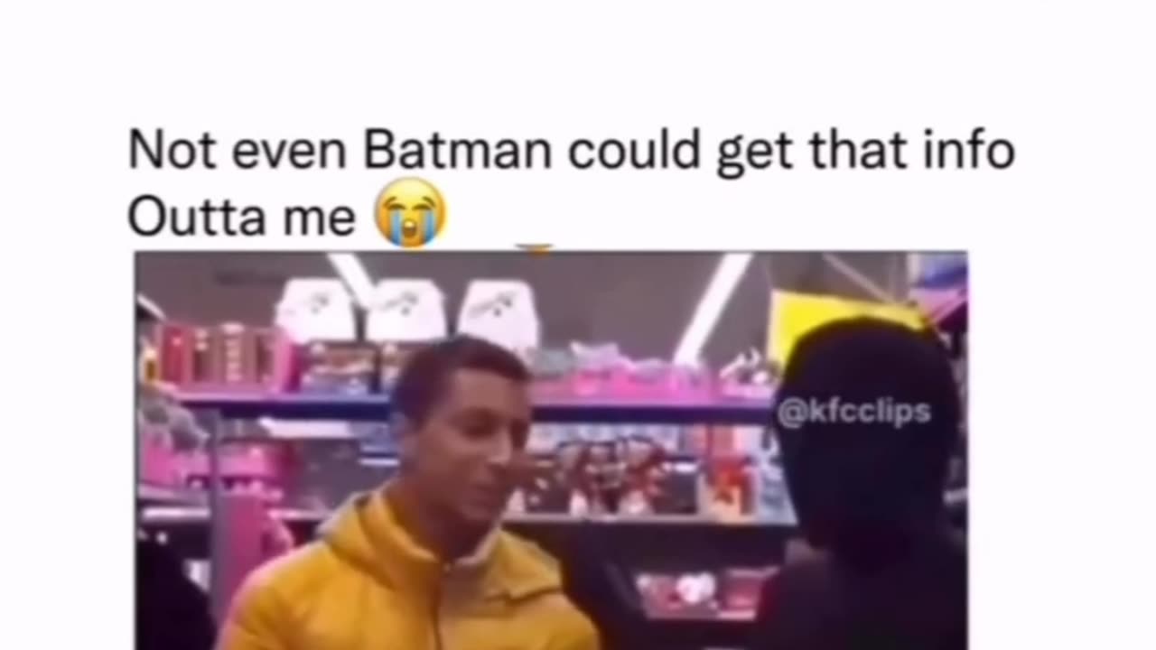 Even Batman couldn't beat that out of me ☠️😂