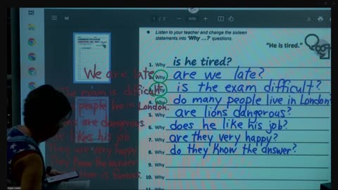 9/29/24 Present/Past Questions Preguntas de Presente/Pasado
