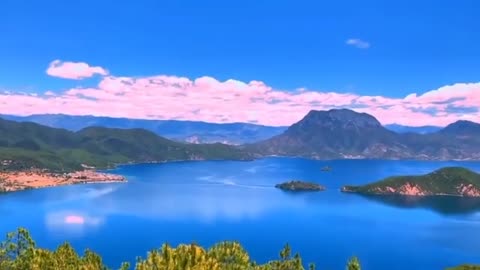 A very beautiful view