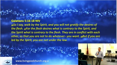2024_10_20 Preparing for the Manifestation of God's Glory Part 6 - Live by the Spirit
