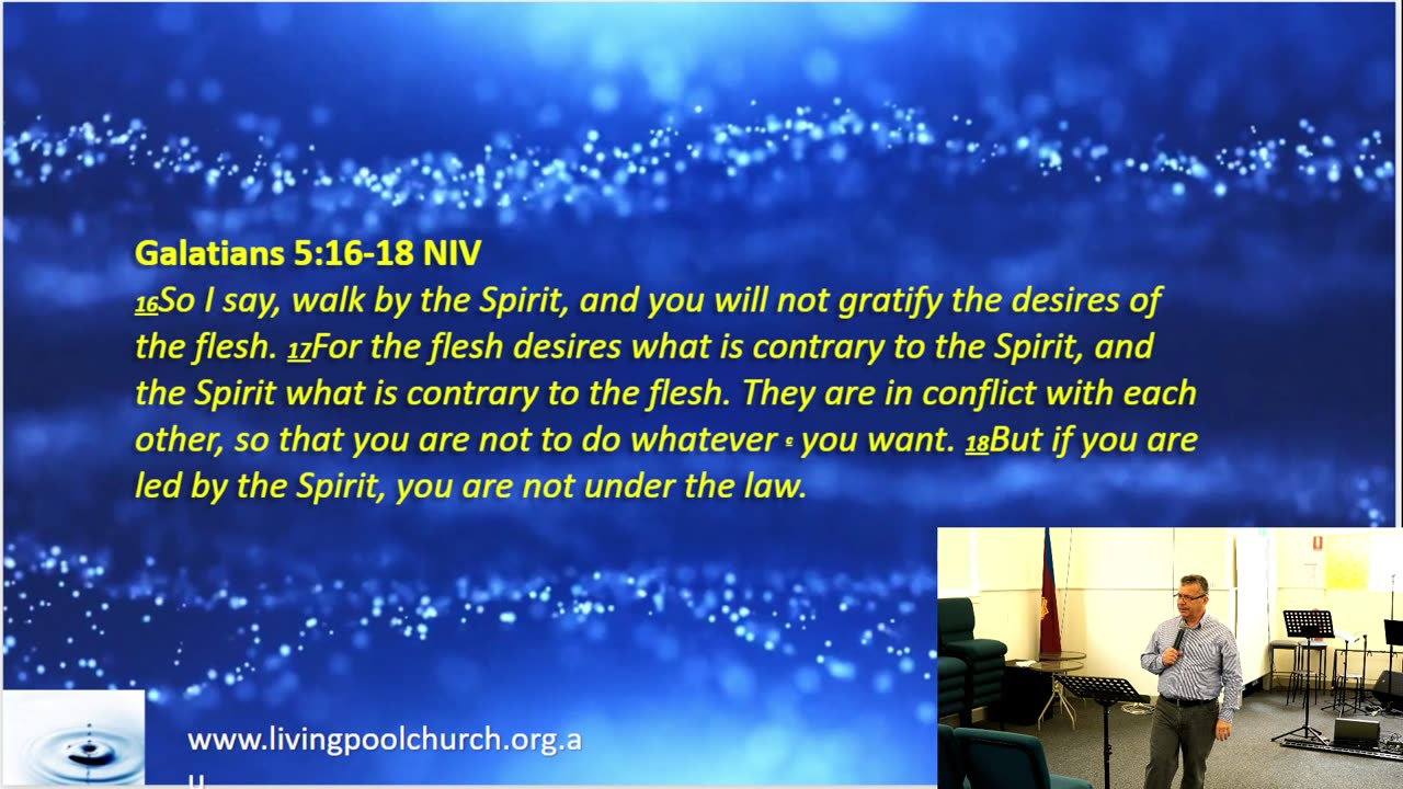 2024_10_20 Preparing for the Manifestation of God's Glory Part 6 - Live by the Spirit
