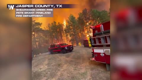 USA - Fires are breaking out across the South-Central USA