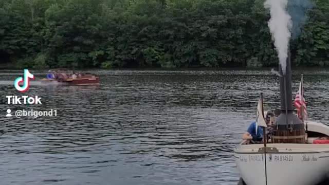 Steam powered boats